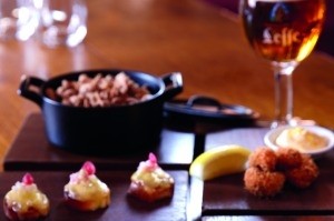 A selection of Kevin Love's bar snacks created exclusively for Leffe