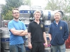 West Bekshire Brewery staff: looking forward to a new home