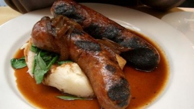 Meat treat: sausage and mash is just one dish with a price difference between airport and high street pubs (not pictured)
