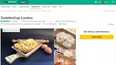 Coming together: consumers can now order food from pubs through TripAdvisor