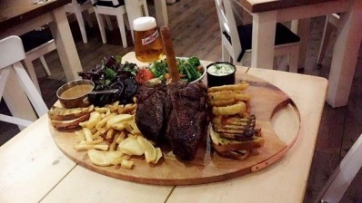 Bristol pub creates gigantic 72oz steak eating challenge