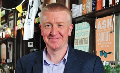 Cheerleading: Heineken's Chris Jowsey is a great supporter of Britain's pubs and bars