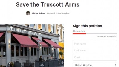 Truscott Arms: public outrage at ‘beloved’ pub’s closure