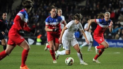 Greater coverage: women's football will be given more screen time under the BBC's plans