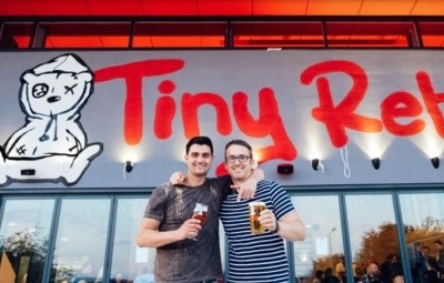 Flying the flag: Tiny Rebel's Gareth Williams (right) has championed cask beer. Photo: The Brewers Journal