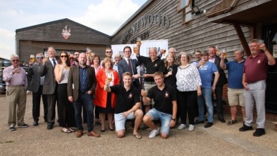Community: SIBA’s judging panel was impressed by Brentwood brewery’s connection to its local area