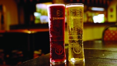 Strong sector: Strongbow Original and Dark Fruit account for 35% value and 39% volume of the total cider market