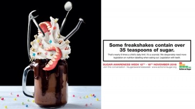 Not allowed: health campaigners have called for a ban on milkshakes containing more than 300 calories per serving