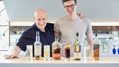 Expert advice: (l-r) Diageo whisky ambassador Colin Dunn and Max Murdy-Flisher of Strongroom Bar, Shoreditch