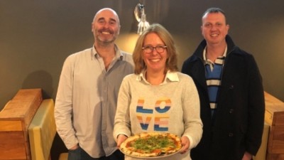 Earning a crust: Three Joes was formed in 2017 by Tim Hall, Emma Blackmore and Peter Bruton
