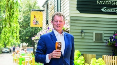 Pub business: Jonathan Neame said he was excited about the prospect of reopening
