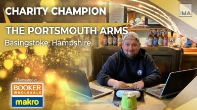 The Portsmouth Arms wins wins Charity Champion at the Great British Pub Awards