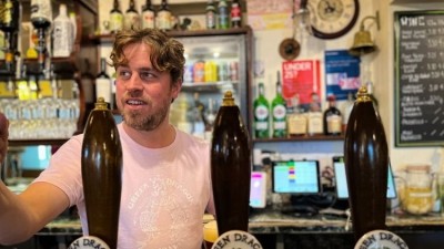 Sad state of affairs: pubs being hit from all angles with soaring costs across the board (Pictured: Green Dragon Licensee James Pickard / Credit: Elise Boucher)