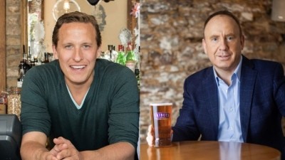 Teaming up: ETM Group founder and CEO Ed Martin (left) and St Austell Brewery chief executive Kevin Georgel (right)