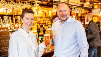 Bringing people together: Heineken UK has partnered with Marmalade Trust to tackle loneliness (Pictured Lawson Mountstevens and Amy Perrin)