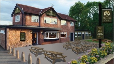 Property: artist impression demonstrates what the Major Oak pub will look like