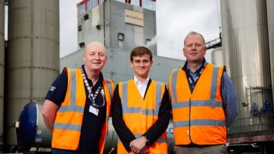 Significant investment: MCBC reveals plans to invest £10m into Tadcaster Tower Brewery (Pictured from L-R: Stephen Moore, Keir Mather MP and operations director for Western Europe at Molson Coors Fraser Thomson)