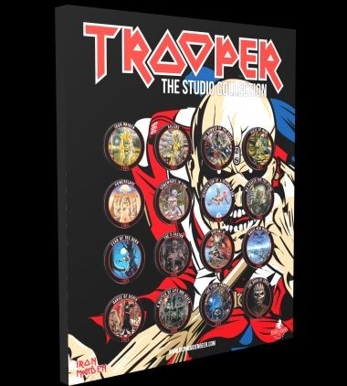 Legacy of the beast: collectable bottle caps have been released on Trooper beer for Iron Maiden fans 