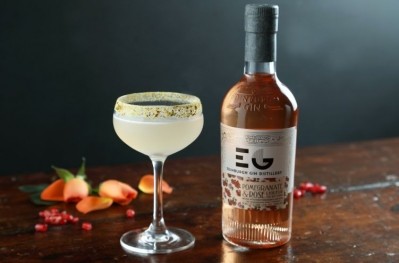 Decadent choice: the liqueur is best enjoyed as a Gin Fizz, over ice or in a cocktail, such as a Rosette Martini (pictured)