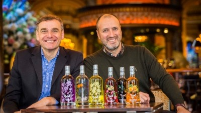 Perfect tonic: Boë Gin directors Andrew Richardson (left) and Carlo Valente