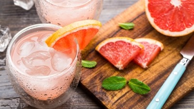 Without booze: this alcohol-free cocktail is refreshing thanks to the grapefruit and mint ingredients
