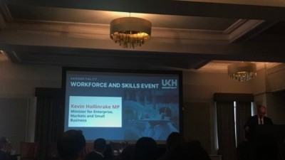 Progressing forward: The MP announced the update at the UKH Workforce and Skills conference