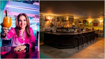 Exciting future: Nightcap CEO Sarah Willingham and The Cocktail Club in Birmingham 
