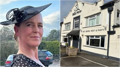 New licensee: Georgina Smith only took on the Black Horse seven weeks ago