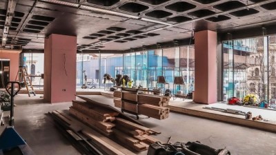 Work in progress: Pinnacle Beer & Gin Hall is slated to open on 19 May 