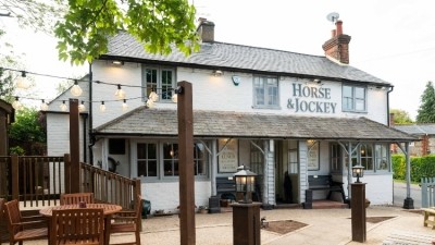Off and running: the Horse & Jockey has been given an exterior and interior renovation