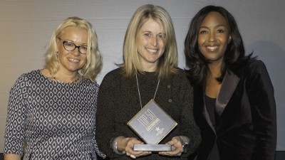 Taste of success: Emily Scott (centre) collected the award for Highest Climber at the 2019 Estrella Damm Top 50 Gastropubs