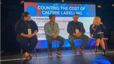 Horrific timing: calorie labelling added extra pressure to the sector (Pictured left to right: Alice Bower, Matt Presinger and Paul Dickinson at MA Leaders event on Thursday 15 September)