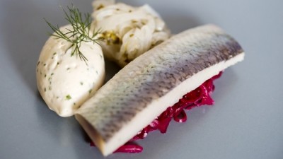 Something fishy: Soused herring, chutney and horseradish cream