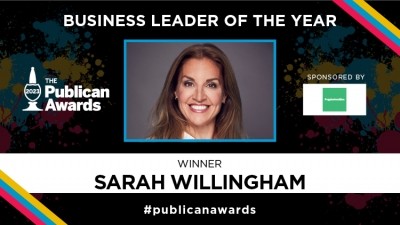Shock factor: Sarah Willingham told The Morning Advertiser she was surprised to win the accolade