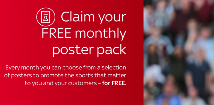 Claim your free monthly poster pack image - 600x300