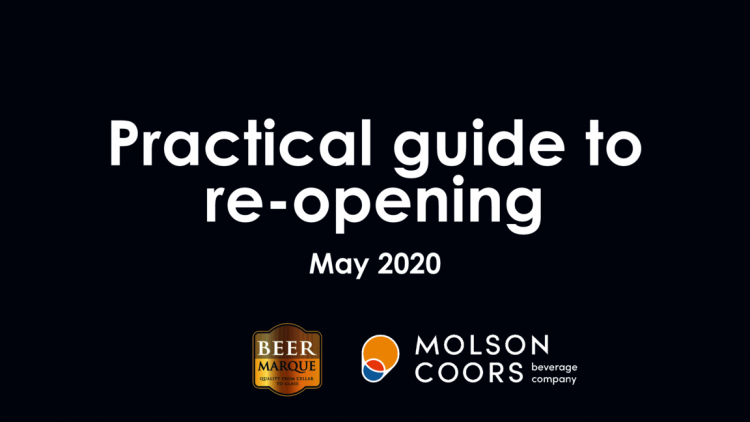 Successfully re-opening – advice for operators from Beer Marque & Molson Coors