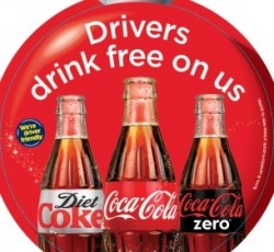 The Coca-Cola designated driver campaign will run throughout the festive period