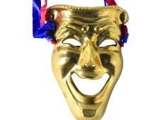 Theatrical mask for open-air theatre