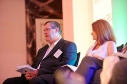 Andy Slee and Kate Nicholls discuss the VAT Club's future at last week's Tenanted Pub Company Summit