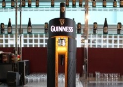 Pub-goers will have to tap their smartphones to the Guinness harp logo