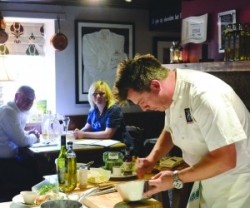 Demonstrations: Tim Bilton, chef-proprietor at the Butchers Arms in Hepworth, West Yorkshire holds two sessions in the run-up to Christmas