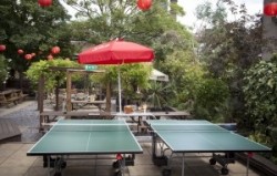 Al fresco ping pong at the Grand Union in Wandsworth, south London