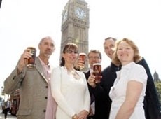 Protest will be led by Inez Ward (second from left) and other Fair Pint members