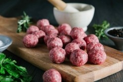 Gourmet meatballs: Available in 10g and 20g sizes, the meatballs can be used in dishes or as canapés
