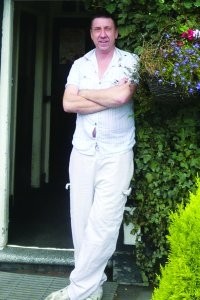 Punch spat: Dave Mountford, of the Rising Sun, Middleton, Derbyshire