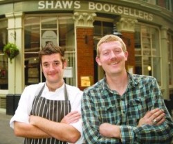 Building business: licensee Adam Sykes, right, and head chef Tim May