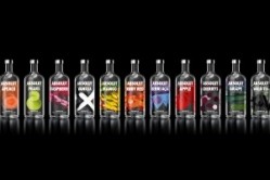 New bottle art for Absolut flavours