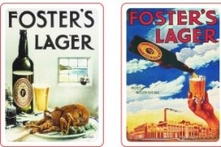 Foster's drinkers will have the chance to win classic playing cards, as well as other prizes