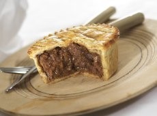 British food: pie is a favourite in lower end pubs