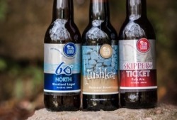 The beers include Lerwick Brewery’s 60° North craft ale, pale ale Skipper’s Ticket and oatmeal stout Tushkar